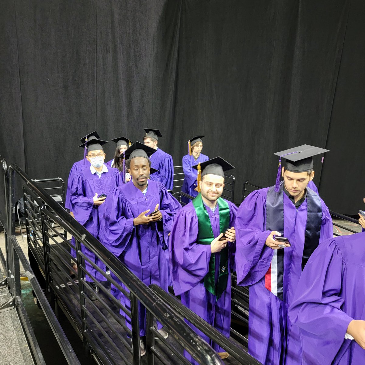 nyutandon's tweet photo. #Classof2021 getting their time to walk the stage @barclayscenter for a long but celebratory 167th commencement #NYUTandonMade https://t.co/2kodxfv82E