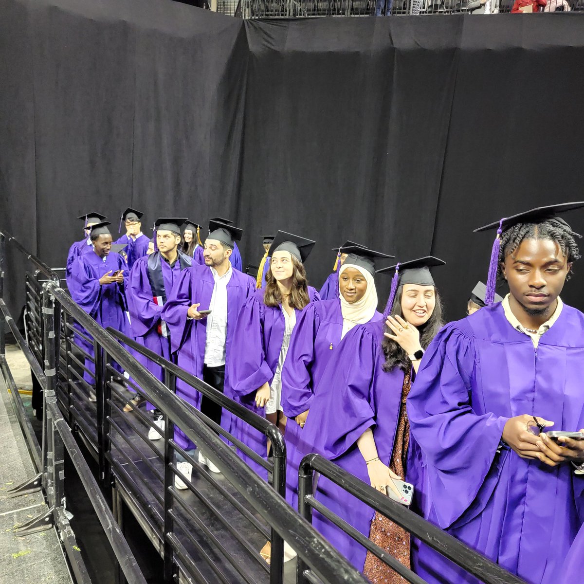 nyutandon's tweet photo. #Classof2021 getting their time to walk the stage @barclayscenter for a long but celebratory 167th commencement #NYUTandonMade https://t.co/2kodxfv82E