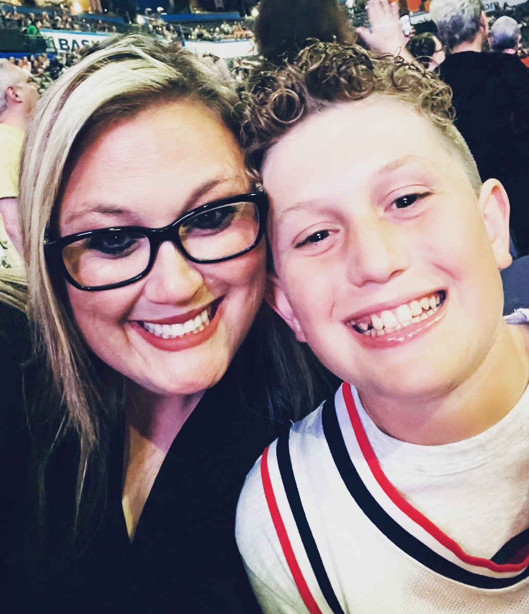 In May 1990 I went to my very first concert - New Kids On The Block. Fast forward 32 years and now in May 2022 Tripp is going to his very first concert…New Kids On The Block! How sweet of my boy to want to come with me tonight! ❤️ #nkotbmixtapetour  <a href="/DonnieWahlberg/">Donnie Wahlberg</a> <a href="/joeymcintyre/">Joey McIntyre</a>