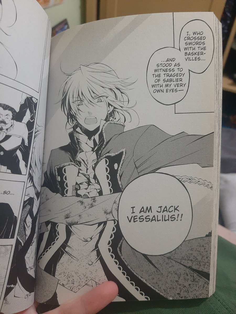 this was such a fundamentally life changing moment for me that when I first read this chapter when I was in grade 7 I remember going to school the next day and literally doodling Jack all over my desk and on sticky notes. baby's first insane anime man crush 