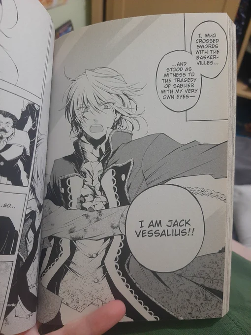 this was such a fundamentally life changing moment for me that when I first read this chapter when I was in grade 7 I remember going to school the next day and literally doodling Jack all over my desk and on sticky notes. baby's first insane anime man crush 