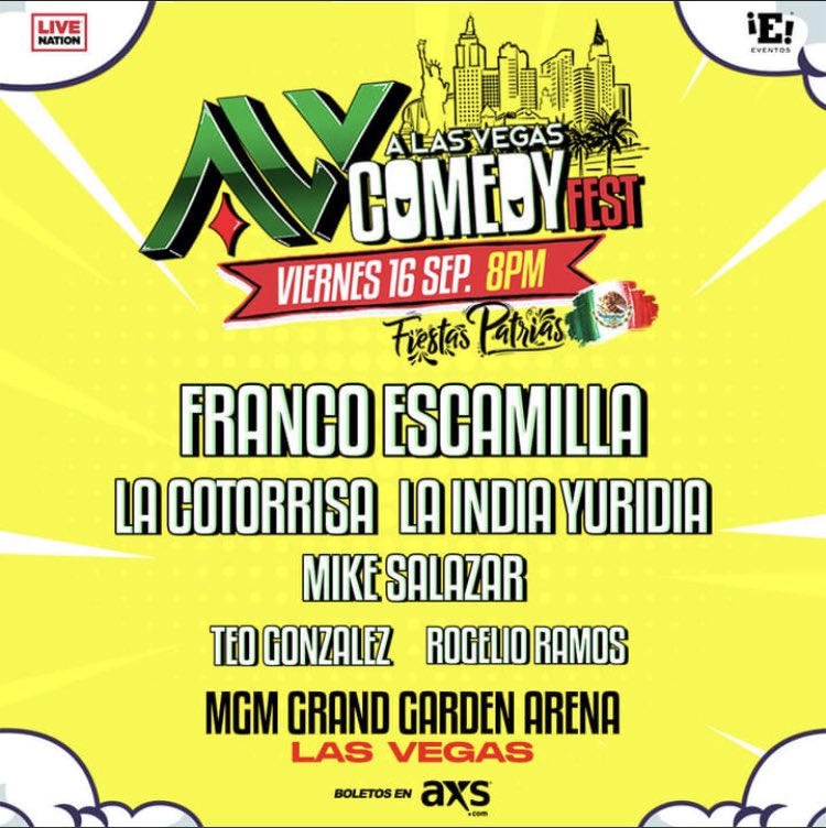 Zaz. Franco Escamilla, La Cotorrisa, India Yuridia, Mike Salazar, Teo Gonzalez and Rogelio Ramos #ALVComedyFestival