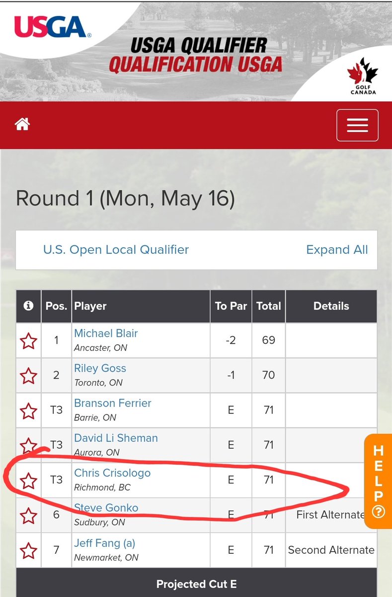 vancouvergolf's tweet photo. Huge congrats to @VanGolfTour Professional & @MDGC1922 & @GolfCanada Member @CJCrisologo8 on advancing to FINAL STAGE @usopengolf !! ๐ ๐๐ผ๐โณ๏ธ
#VGTPro #BCPros #GolfCanada #Dragons #MarineDriveGC #USOpen https://t.co/aABoTWnApO