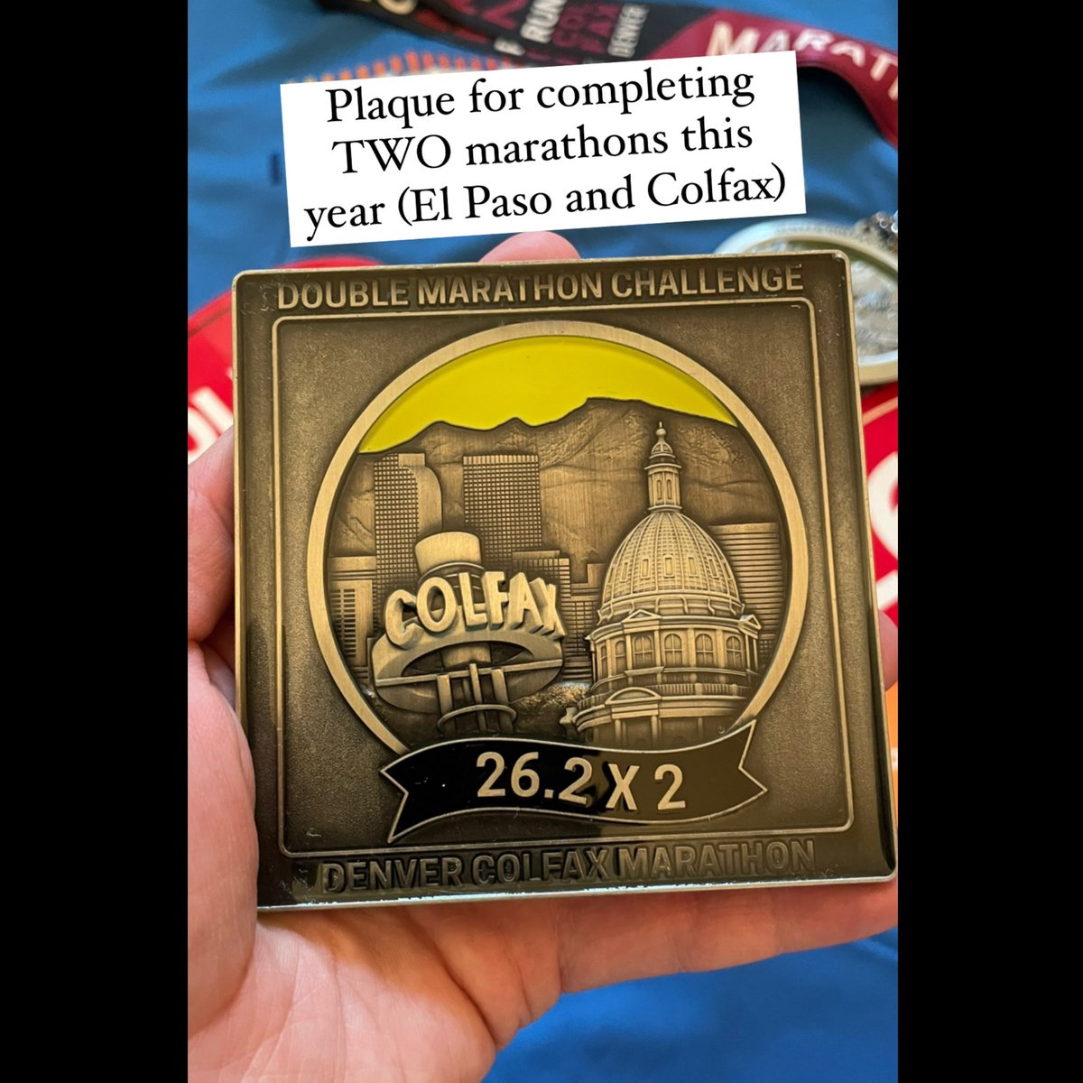 runlikeafoxie's tweet photo. #MedalMonday - Colfax Marathon Edition!
#runnerstuff #runchat #marathonmedal #marathon https://t.co/qvTXlp3lSX