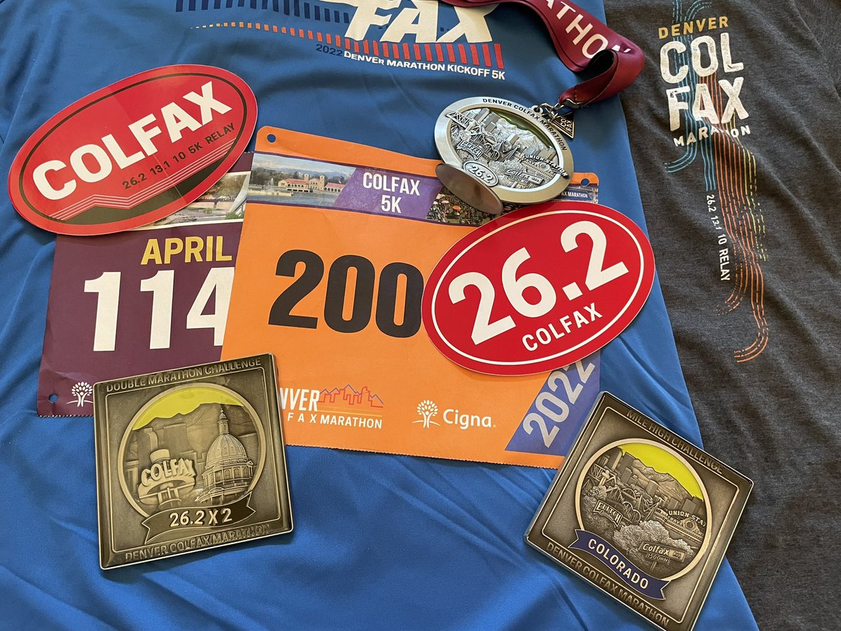 runlikeafoxie's tweet photo. #MedalMonday - Colfax Marathon Edition!
#runnerstuff #runchat #marathonmedal #marathon https://t.co/qvTXlp3lSX