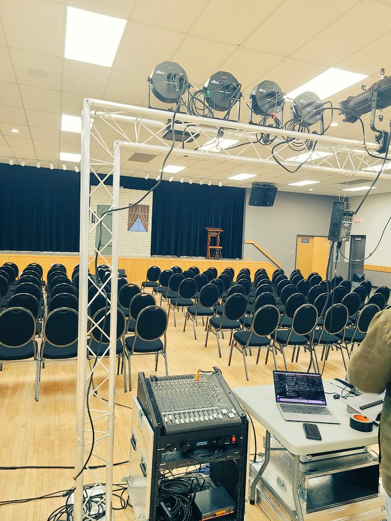 KatieHowse2's tweet photo. We have a play folks! Opening tomorrow night at Crossfield Community Hall! Tickets are still available! Way to go kids! #rvsed #firstliveplayin2years https://t.co/2brV8vPhGL