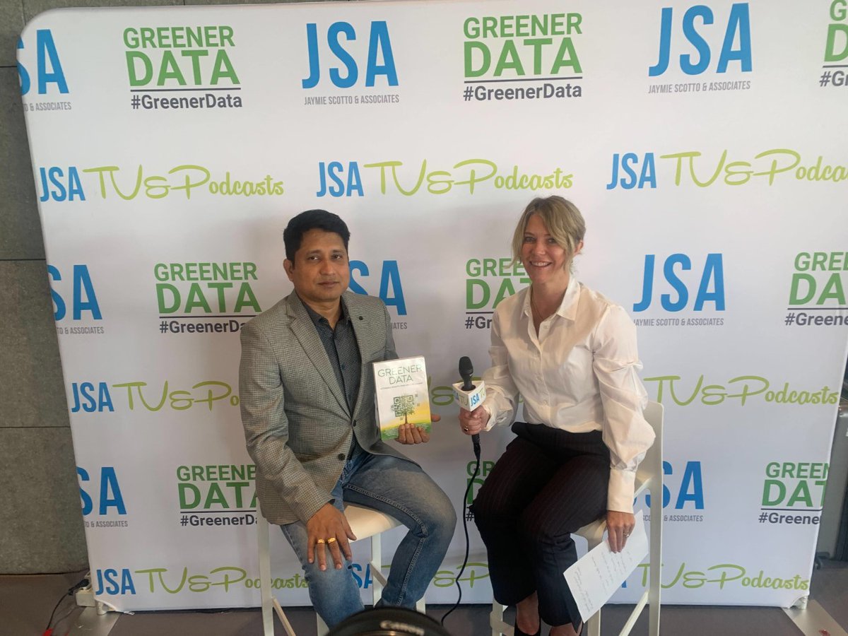 Do you have your copy of Greener Data? Grab a copy here: bit.ly/greener-data. Meanwhile, Sujit Panda, BDx CTO catches up with Barb Mitchell, EVP at JSA to tease our plans on Singapore, new markets, &amp; the #blockchain-based #sustainability tool. Watch: youtube.com/watch?v=VFvdCY…