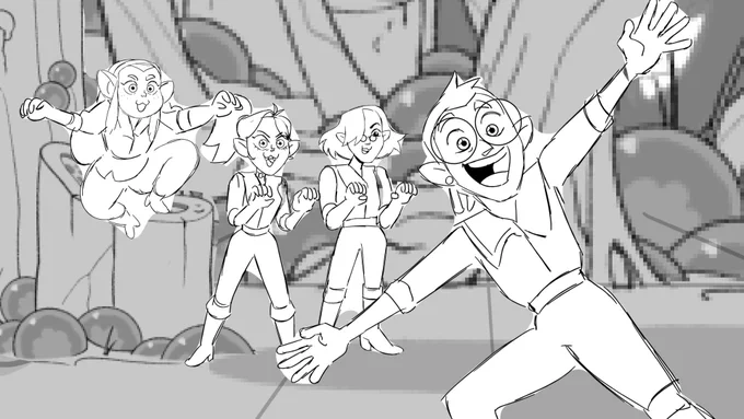 I haven't had time to go through my boards for "Oh Titan Where Art Thou" but here is literally my favorite goofy board to hold y'al over :3 #tohspoilers #theowlhousespoilers #spoilers 