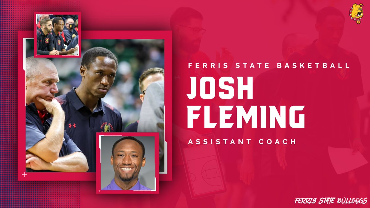 Ferris Athletics (@ferrisathletics) on Twitter photo BIG NEWS! Ferris State alum Josh Fleming promoted to top assistant role on the Bulldog coaching staff! Congrats <a href="/J3Fleming/">Josh Fleming</a>! <a href="/FerrisMBBALL/">Ferris M Basketball</a> bit.ly/3a5Ziz5 BIG NEWS! Ferris State alum Josh Fleming promoted to top assistant role on the Bulldog coaching staff! Congrats <a href="/J3Fleming/">Josh Fleming</a>! <a href="/FerrisMBBALL/">Ferris M Basketball</a> bit.ly/3a5Ziz5