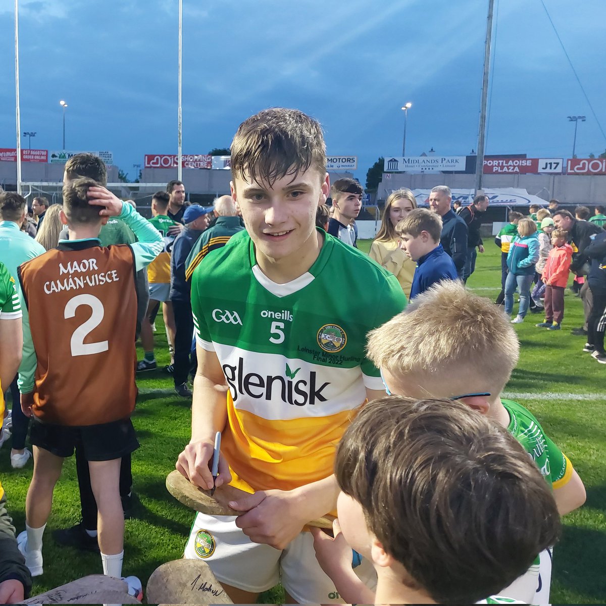 Offaly_GAA's tweet photo. Tonight we believe Donal Shirley has become the first @TubberCoOffaly club man with a Leinster Hurling Championship medal 👏 https://t.co/8mzhhXewsm