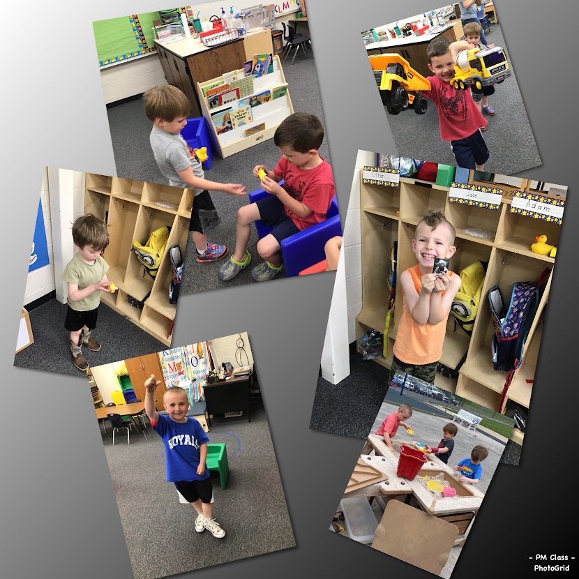 Last week's theme was racing, letter was Y, and math concept was number review. We loved racing our cars through paint,coloring with a marker taped to the back of the car, and parking cars on specified numbers on our number parking garage. #EHES