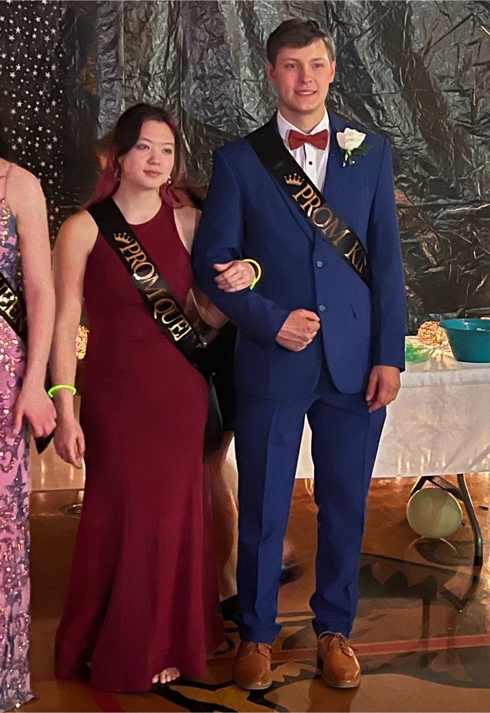 GACSchools's tweet photo. The junior prom king and queen were Ryan Erickson and Layla Yang. Lucas Barribeau and Marlie Bednarz were junior court members. The senior king and queen were Boone Larison and Natalie Balcerzak. Landon Kalkofen, Grace Kowalkowski, Nathan Balcerzak, and Emily Goode were on court. https://t.co/5aBOQQAqp8