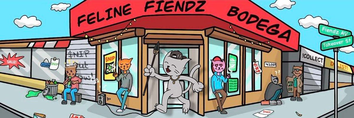 YzyDart's tweet photo. #FIENDZTAKEOVER #Bodega @FelineFiendz $NIP https://t.co/uoI8TvfAXg