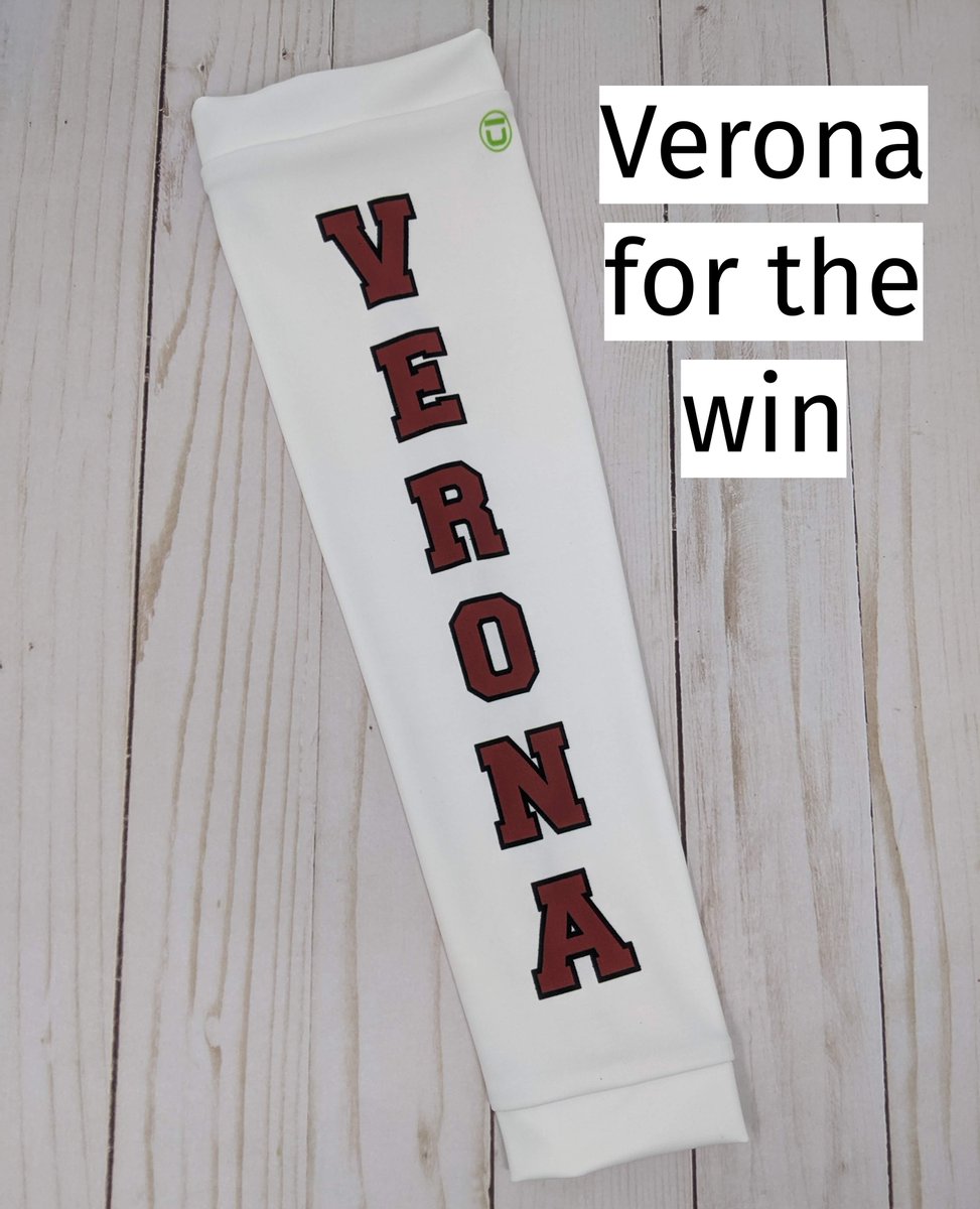 Uparel's tweet photo. Verona for the win! If you put your team name on the sleeve you'll win too.  Ok, maybe not but you'll definitely look good 🤣

https://t.co/PLZQwwETWj

#uparel #armsleeve #sleeve #compressionarmsleeve #football #footballsleeve #baseballsleeve #baseball #verona https://t.co/t206NcofQp