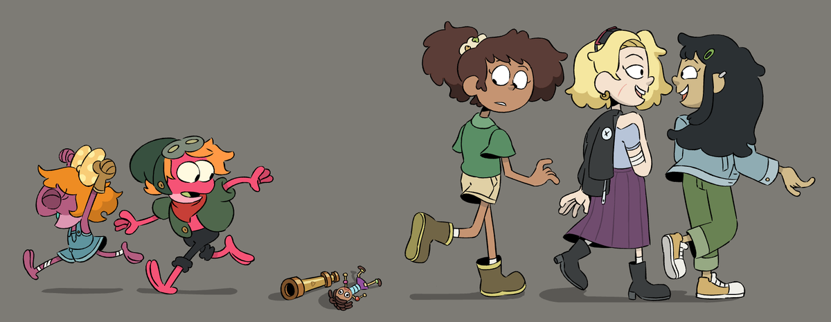 Angel_Cake_Art's tweet photo. Moving forward and looking back. #amphibia #amphibiaspoilers https://t.co/gCU2rAl2Q1