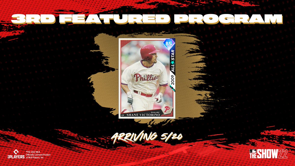 Earn "The Flyin' Hawaiian”, Shane Victorino, in our new Featured Program. 
Do you know who our Boss is yet? Probably. 
#MLBTheShow