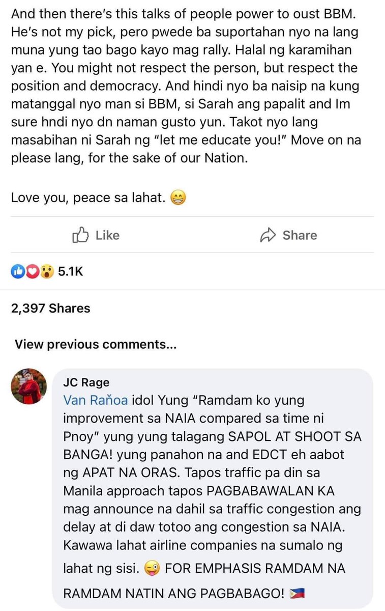 wazzapBitches's tweet photo. Ai si Ate in denial.  Ung Nanay nyo, ai hipokrito.  Ito po ung full post.  Ayaw ng 31M sa Inay nyo. Simple as that. https://t.co/F4Ho9rGbN4