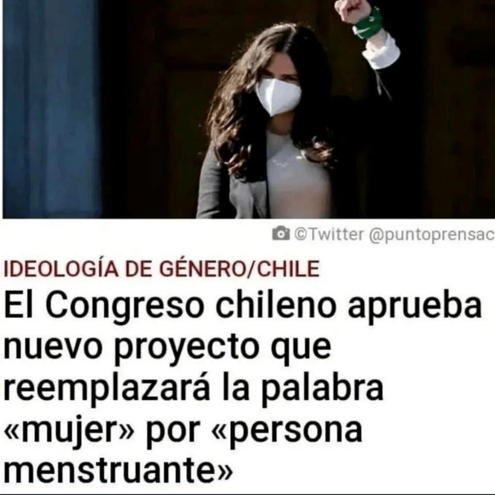 Javierito321's tweet photo. Ok Chilenos, pero tengo una duda:

¿Si a mi abuela ya no le baja la menstruación, que es ella entonces? https://t.co/Lfkun8QieI