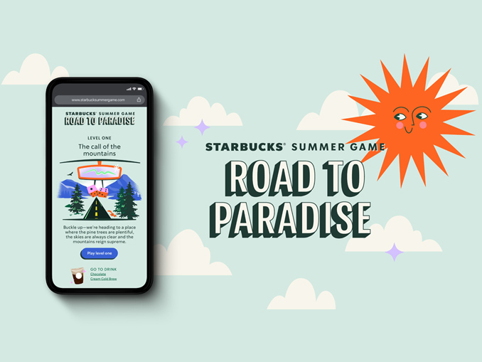 ChewBoom on Twitter "Starbucks Launches New Summer Game Road To