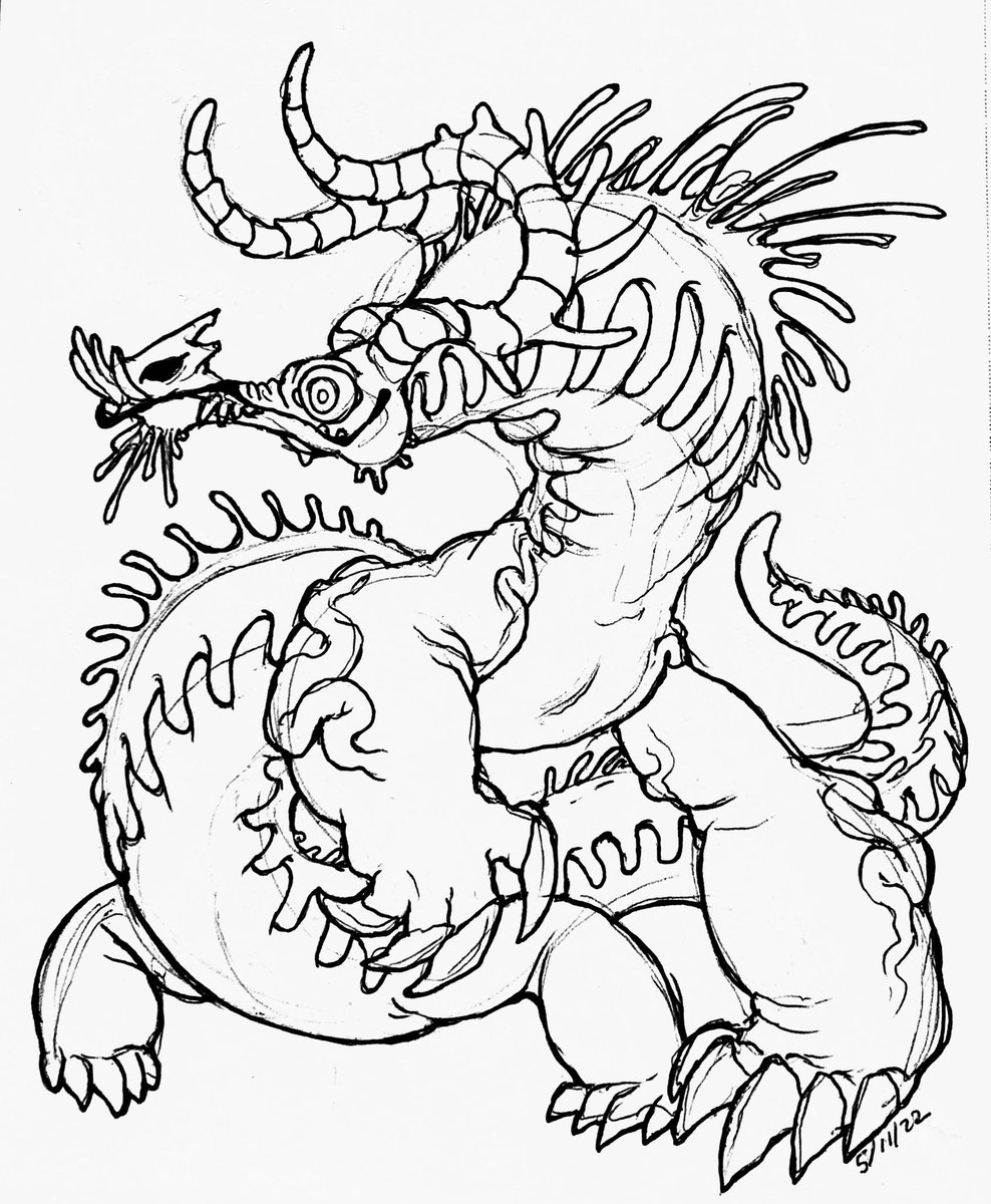 A little beastie from the sketchbook 