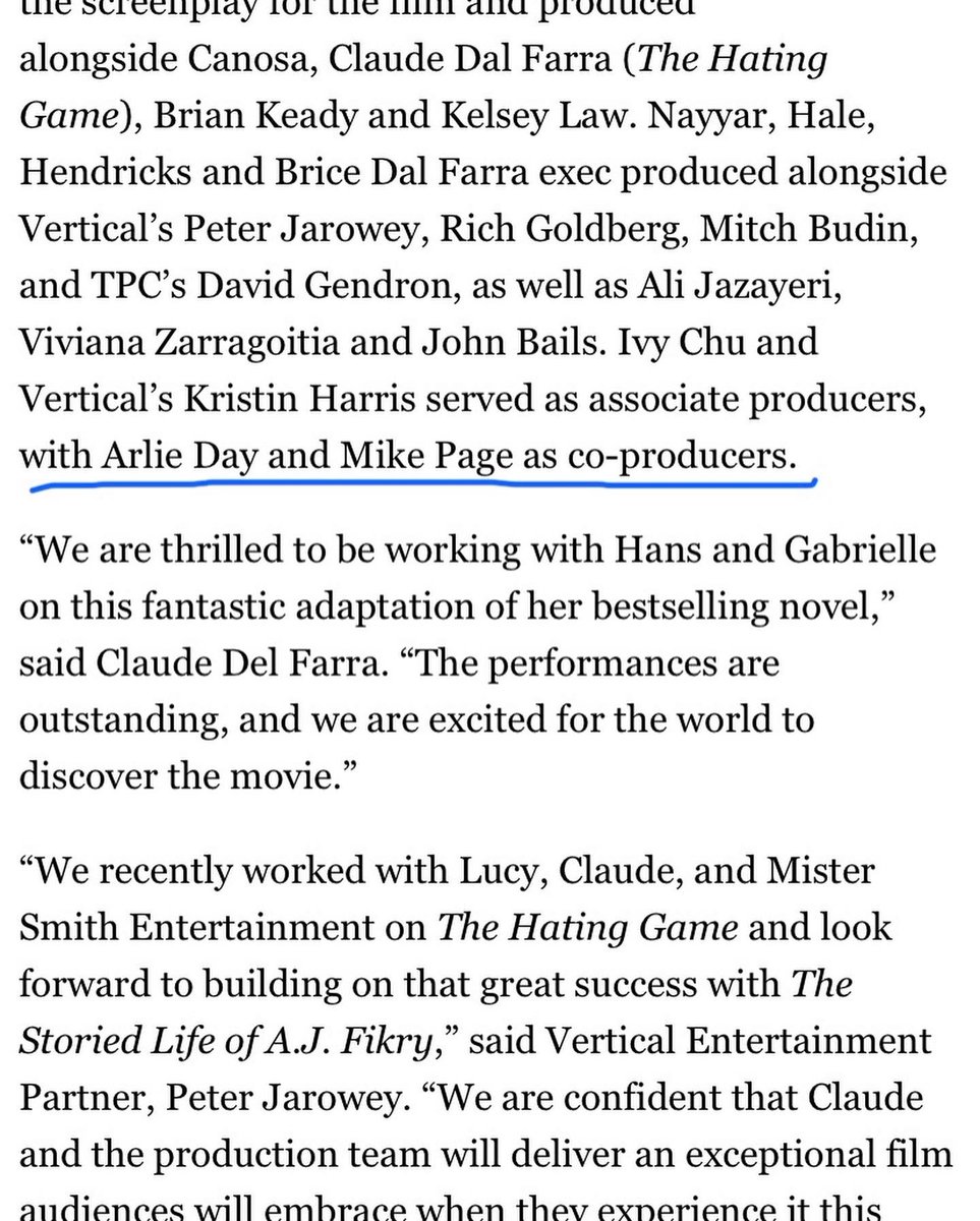 MikePageCasting's tweet photo. Woohoo!!! So thrilled for our film and everyone involved!!! #castingby #coproducers #dayandpagecasting https://t.co/xkw5WnEiBu