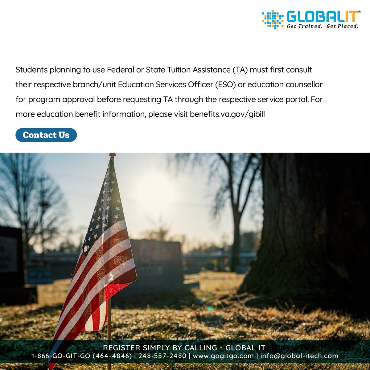 GoGITGo's tweet photo. For more information visit us at (Website: https://t.co/04hURRvWk9) or contact us at 1-866-GO-GIT-GO (464-4846) or mail us your query at info@global-itech.com
#joinusnow #contactus #tution #assistance #education https://t.co/S0CK7AnUQt