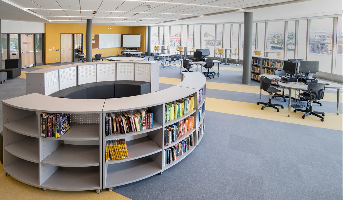 Showcasing some of the beautiful schools we've had the privilege of working with, and the teams who've made them real. St. Joseph's Morrow Park Secondary School in Toronto. Thanks to Schoolhouse Products Canada. #transformlearningenvironments #inspiredschools