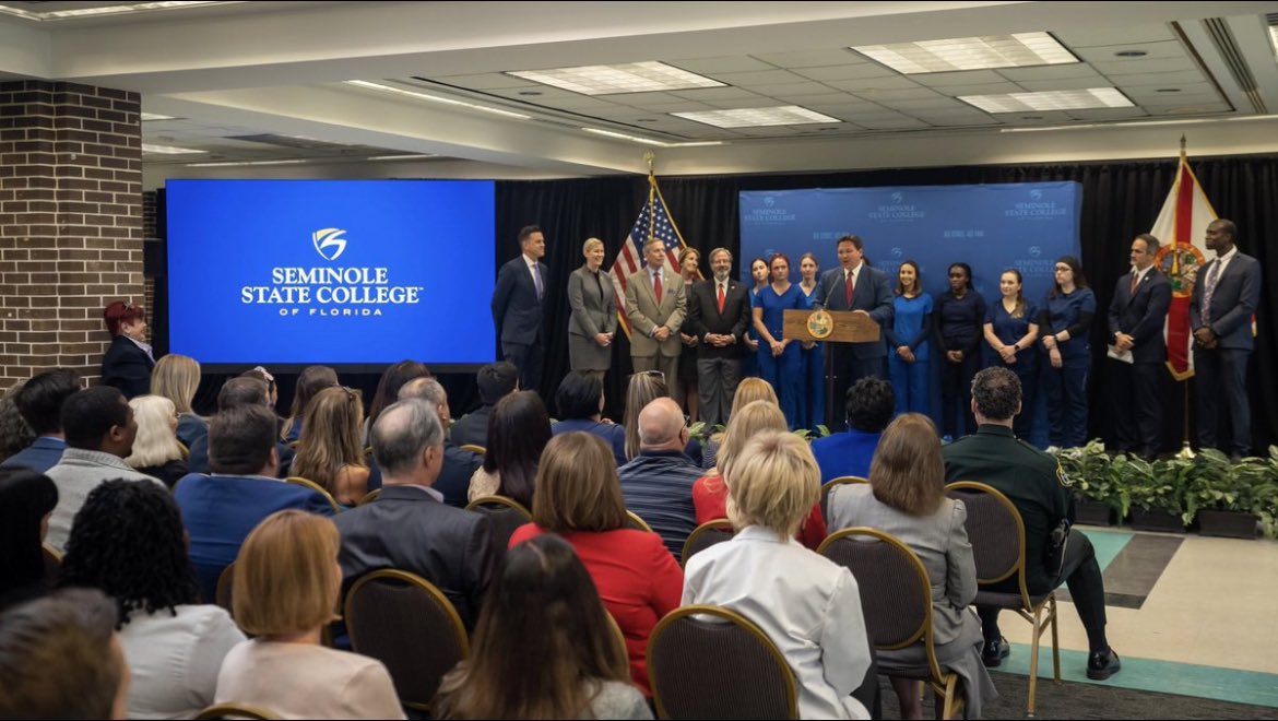 1Nicdar's tweet image. Ron DeSantis…

“This National Nurses Month, I’m proud to announce $125 million to support nursing programs in Florida.”

“There is a national nursing shortage and we are taking proactive steps to improve access to nursing education.”