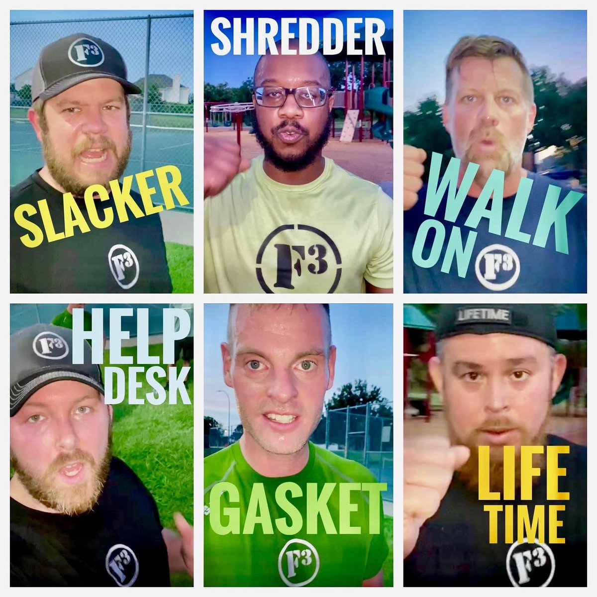 F3Alliance's tweet photo. 6x F3-WEARIN’ PAX FROM TODAY’S BUNKER BD Q’d by @F3_Helpdesk 🙌🏼 deets: https://t.co/wu9HPK1WIb

New Exercise: Buzz Lightyears -details on IG ☝🏼☝🏼
COT regarding FAILURE (in comments)

#f3alliance #fitnessfellowshipfaith #ironsharpensiron #successislearningfromfailure https://t.co/GbnPe6JA1r
