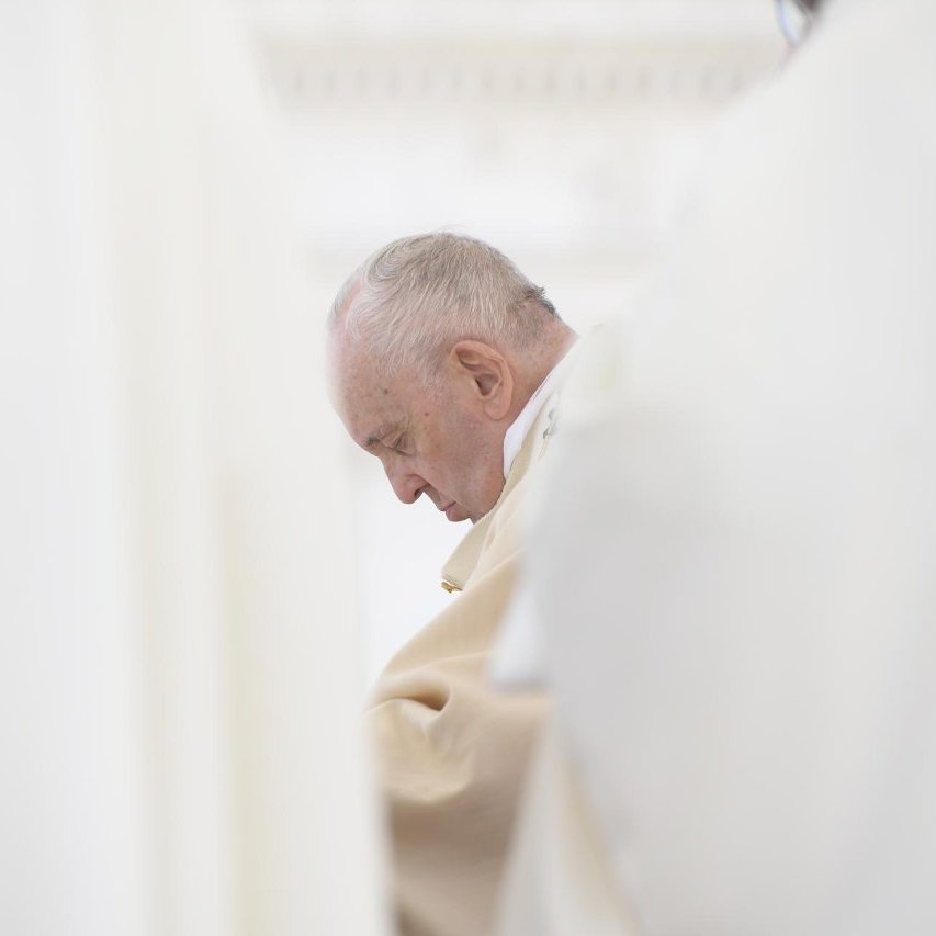 vaticannews_pt's tweet photo. "A paz que Jesus nos dá não é a paz que segue as estratégias do mundo, que acredita poder obtê-la através da força. Esta paz, na realidade, é apenas um intervalo entre guerras. A paz do Senhor segue o caminho da mansidão e da cruz"

#PapaFrancisco #EvangelhodeHoje https://t.co/NG28PXdxQu