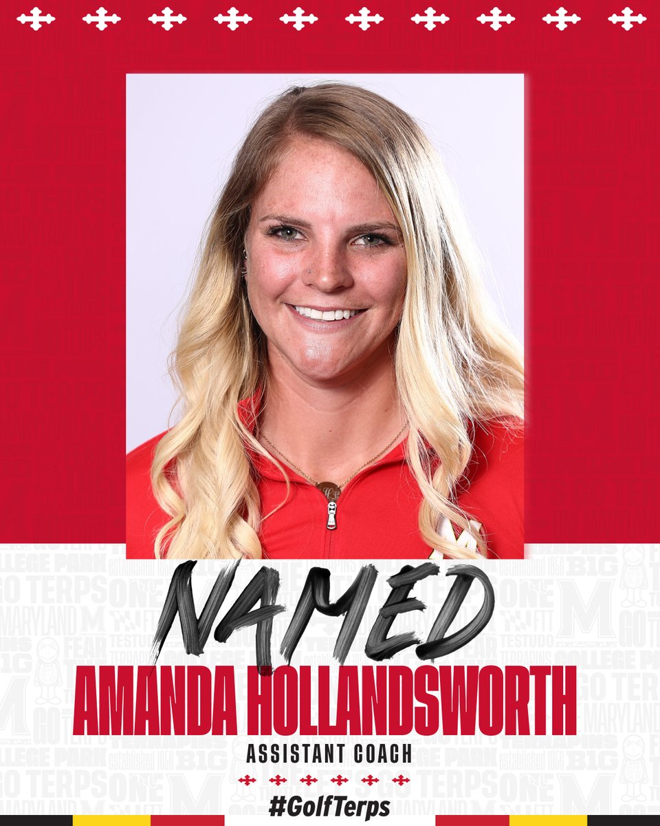 TerpsWGolf's tweet image. Hovland Names Hollandsworth as Assistant Coach ⛳

"I have developed a true passion for coaching in the past six months and learned just what Maryland Pride is all about!" -@ahworthgolf 

🐢Read More ➡️ ter.ps/yyj

#GolfTerps #OwnTheResponse #OneMaryland