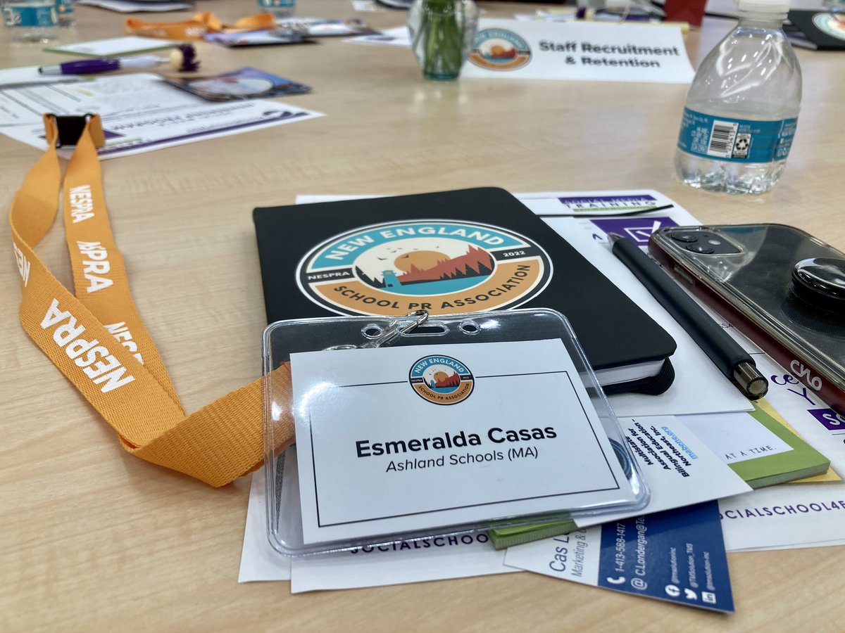 Today’s #NESPRA conference was a success. I loved touring <a href="/MinutemanHS/">MinutemanHighSchool</a> and meeting so many #SchoolPR pros.