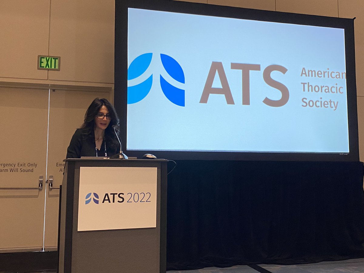 Integrative therapy approach to lung health. Dr. Han is presenting. #ATS2022 #ATSNursing #ATSAssembly Clinicians Center South building #156 #UBBlue