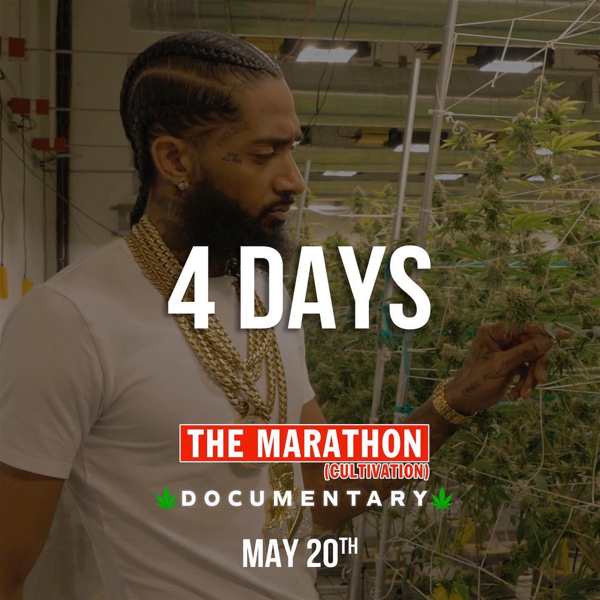 HussleForever's tweet photo. The Marathon (Cultivation) documentary drops this Friday 20th May 🏁 #TMC https://t.co/8nZL7bkD8L