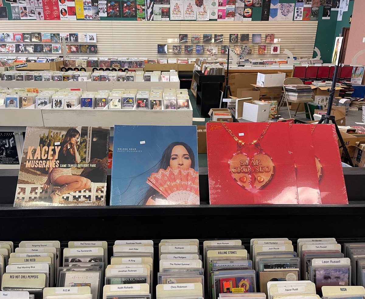 ozrecordsonline's tweet photo. Some restocks that are hitting the bins today! Come stop by, we’ll be here till 7 and then we’ll catch y’all right after at music bingo starting at 7 with @DruidCityBrew and your host @beanpeeples! https://t.co/ckxOdb5Cxy