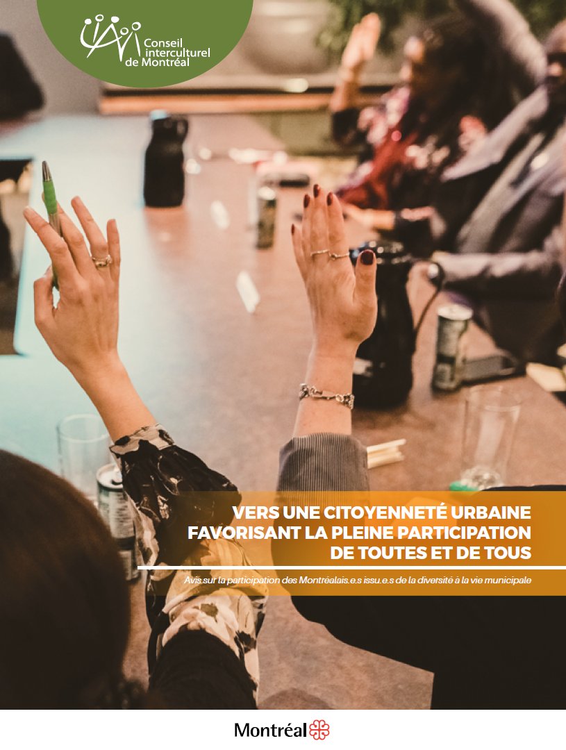 Conseil interculturel de Montréal tweet media