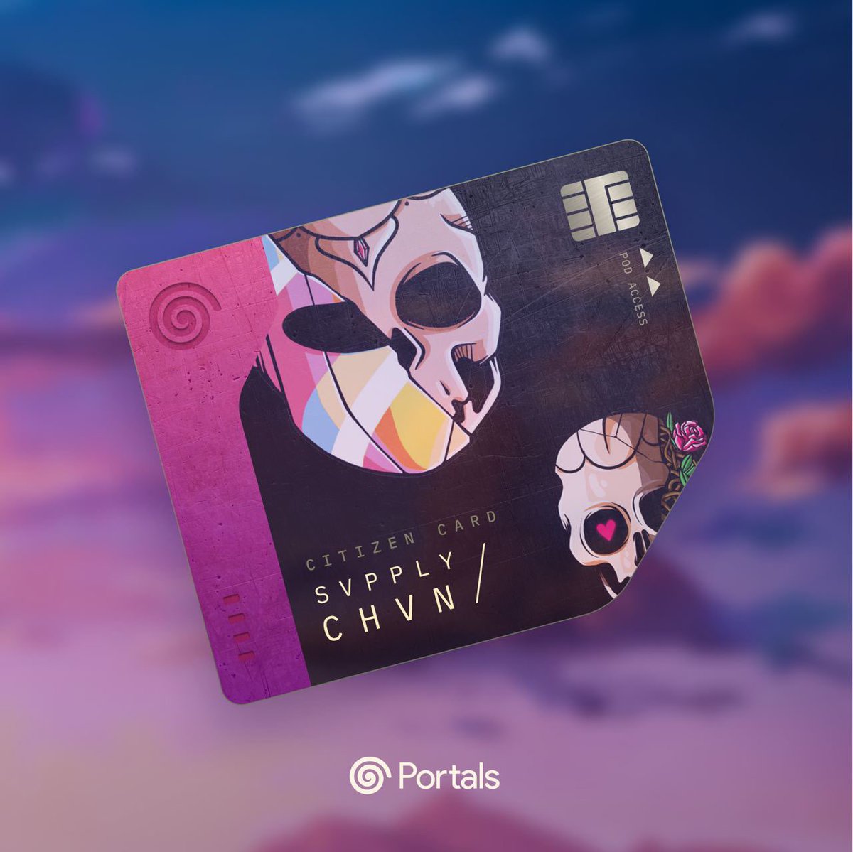 itsdaramola's tweet photo. Excited to announce this collab btwn the CHVN &amp; Portals. We’ll be airdropping CHVN citizens cards to all Female Bot holders. In due time, the passes will get U into a cozy Pod in the Portals metaverse where U will be able to stream my album pre-release. cc @_portals_ @svplychvn https://t.co/ndSNPW41dt