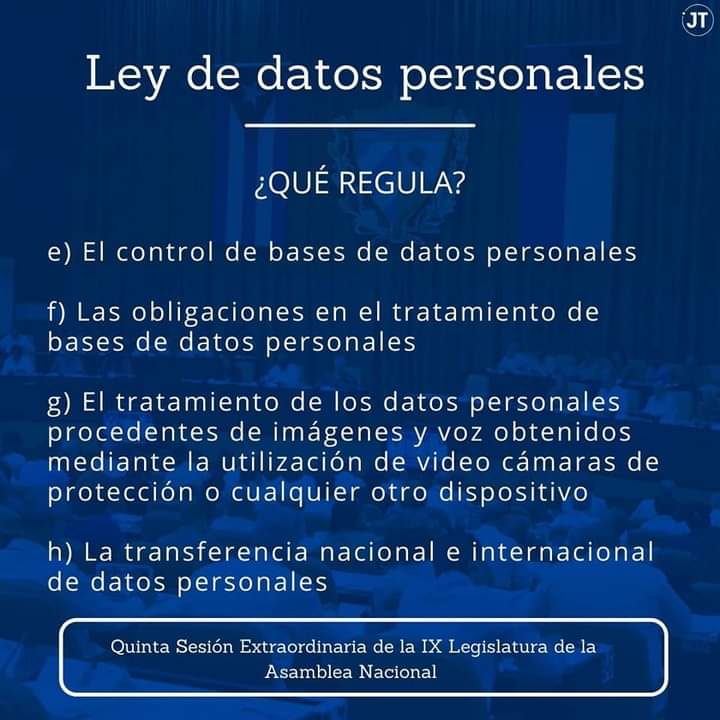 #Cuba cuenta con una Ley de Protección de Datos Personales. Garantiza a las personas un poder real de disposición y control sobre sus datos personales, y evita cualquier invasión con fines distintos a lo legalmente establecido. #CubaLegisla #TransformaciónDigital <a href="/CubaMES/">MES</a>