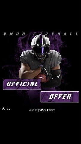 hein__dillon's tweet photo. After a great conversation with Coach Buchanan, I’m blessed to receive an offer to continue my academic and athletic career at @NMHUFootball 

@mjlopezdawgs @LCHSFOOTBALL https://t.co/Mc1yjZX1Dg