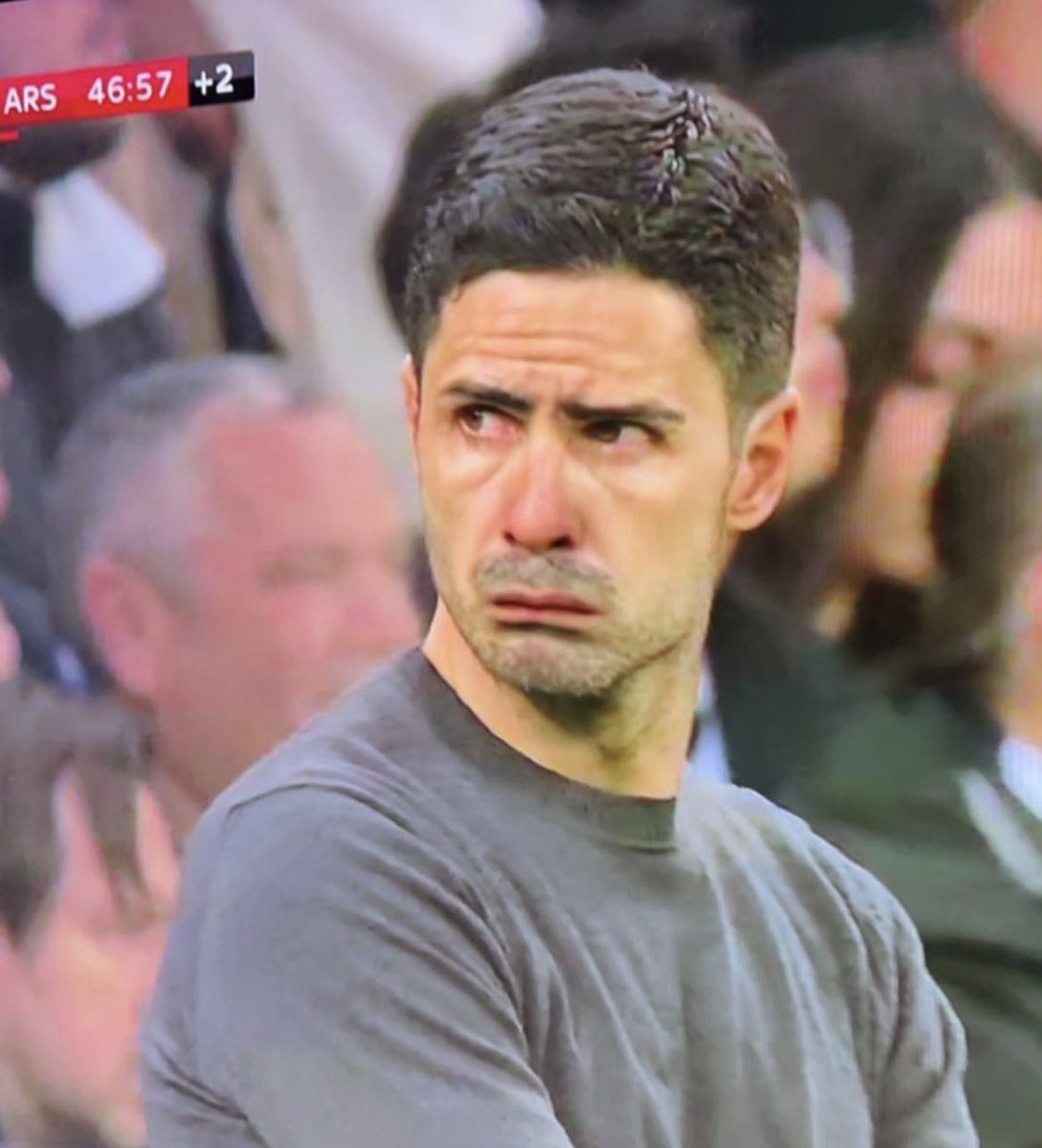 You look a bit emotional mate.