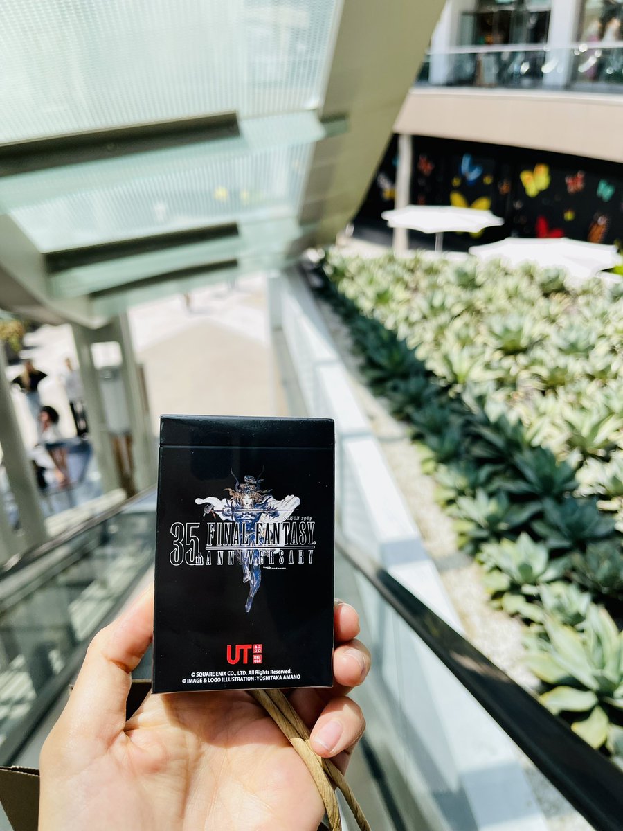REM1Iy's tweet photo. Lunch break was a success! 

Would definitely recommend going in store to try on the sizes 😅

@UniqloUSA @FinalFantasy #FinalFantasyUT #FF35th https://t.co/kRpNlwD6av