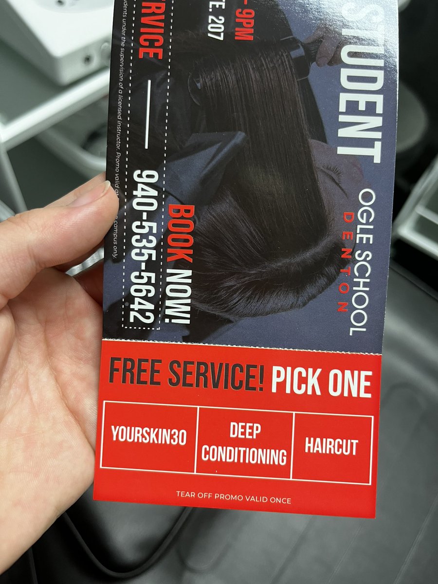 ally_esthetics's tweet photo. College Student deals!!! 1 free service and 25% off every time you come in! Bring your college ID and come get your deal! #UNT #Denton #college #University #esthetician #ogle https://t.co/keVDZqjz2i