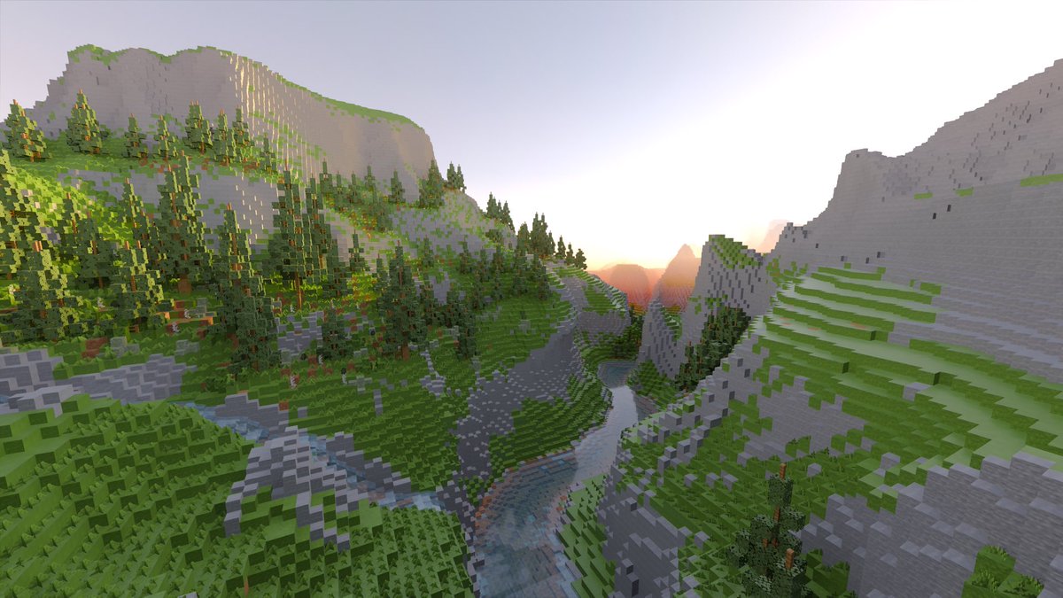 DrowsierCloud's tweet photo. Here is some of what we been working on. We still have some work to do on it but is getting there. This terrain was build on bedrock edition with the help of commands. 

#Minecraftbuilds #Minecraft #minecraft建築コミュ https://t.co/2QiOwXiiVy