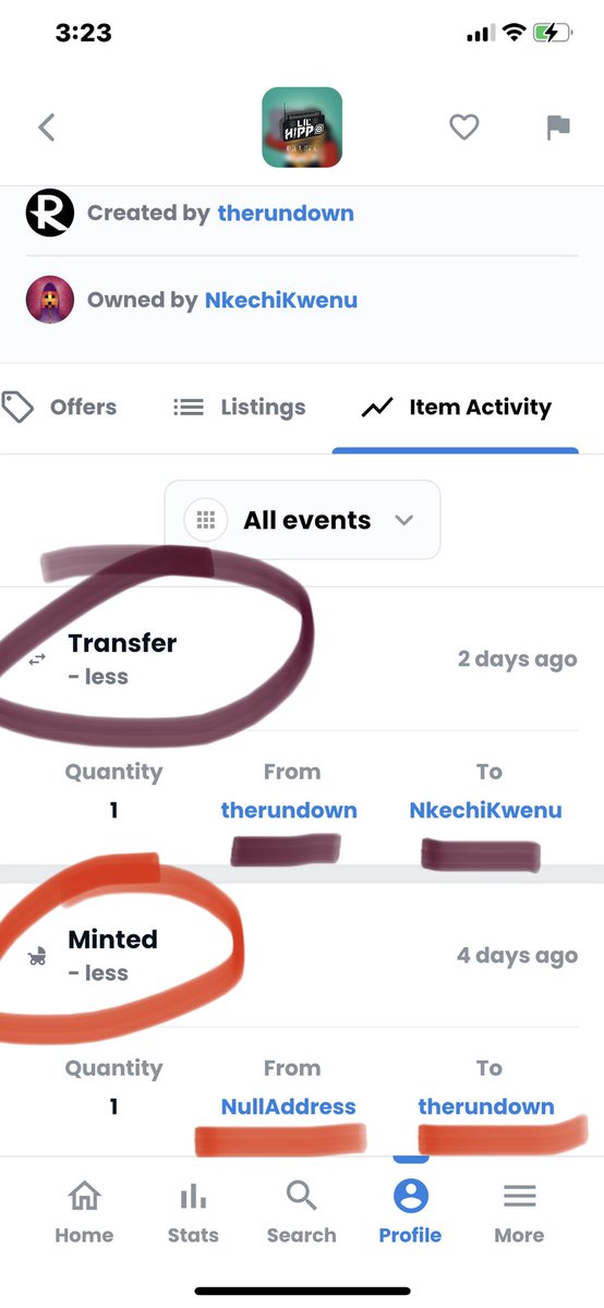 NkechiKwenu's tweet photo. Um... why is @fuXor aka @THERUNDOWN bka @TheRugDown 
transferring me his #scam Hippo #NFTs? 😭 I'm so confused..🤣

Shout out to the REAL OWNERS of HipHopHippos>>@R__Z__N @NFGhost__ &amp; @citygonewoods<<this project was STOLEN from them by @fuXor who then rugged 1.5mil from holders. https://t.co/zLnWJz36Xo