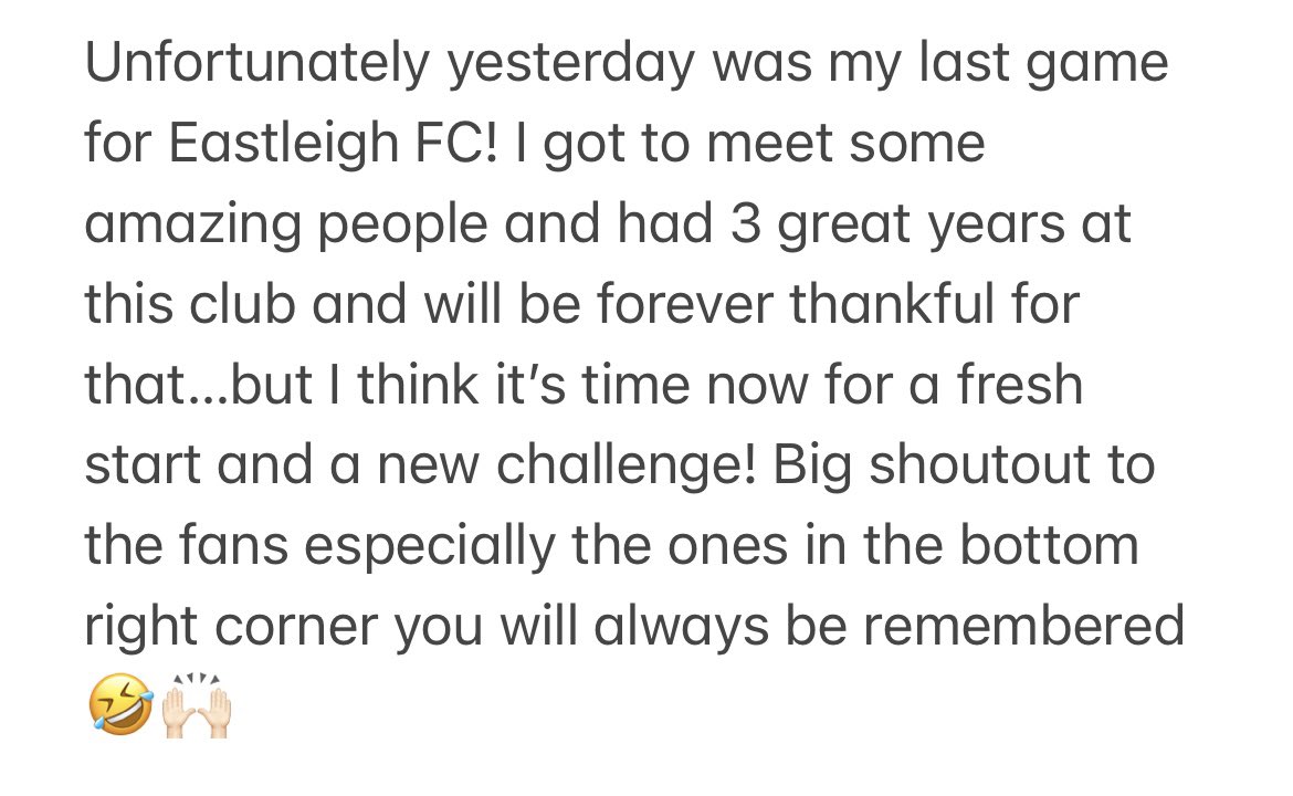SamSmart98's tweet photo. @EastleighFC 🤝 https://t.co/5ACYE6Ykxk