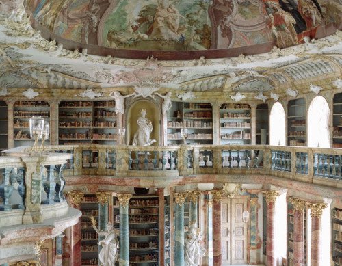 Wiblingen Abbey Library in Ulm, Germany