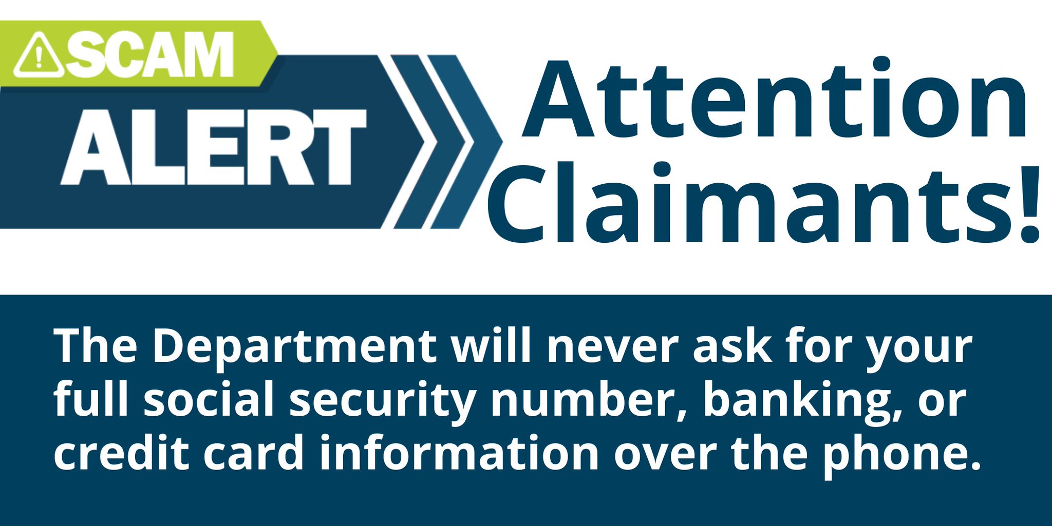 Florida DEO on Twitter "Floridians, please be aware of scams through