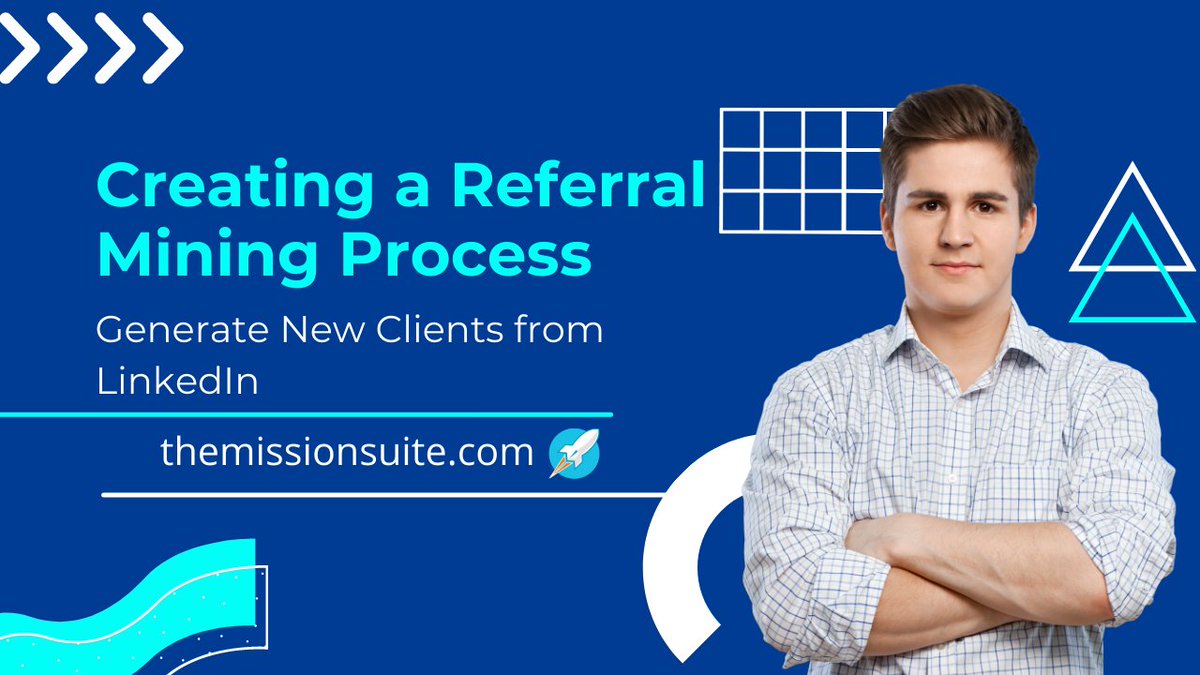 missionsuite's tweet photo. In this video, Ian Campbell from Mission Suite walks through the process that he implements to mine for referrals using LinkedIn.

🚀 Check out our website for a demo at https://t.co/cxt7YHcaJ1  

Watch this video at https://t.co/Z2f2dxDht4 https://t.co/jfiuSR4AHv