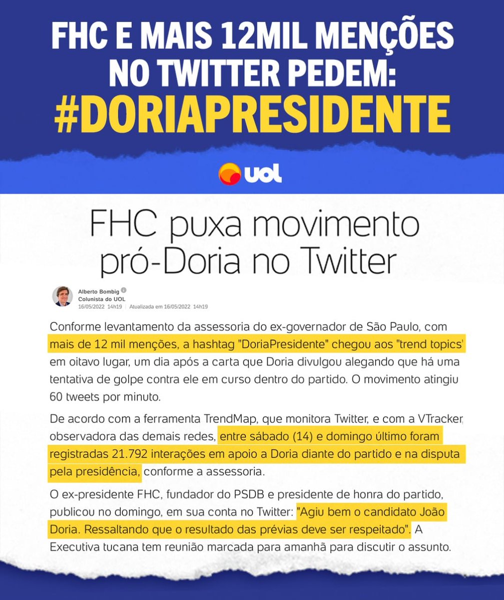 psdbcomdoria's tweet photo. É possível sim o @psdboficial ter uma candidatura própria! #DoriaPresidente https://t.co/0yAlFbljkb