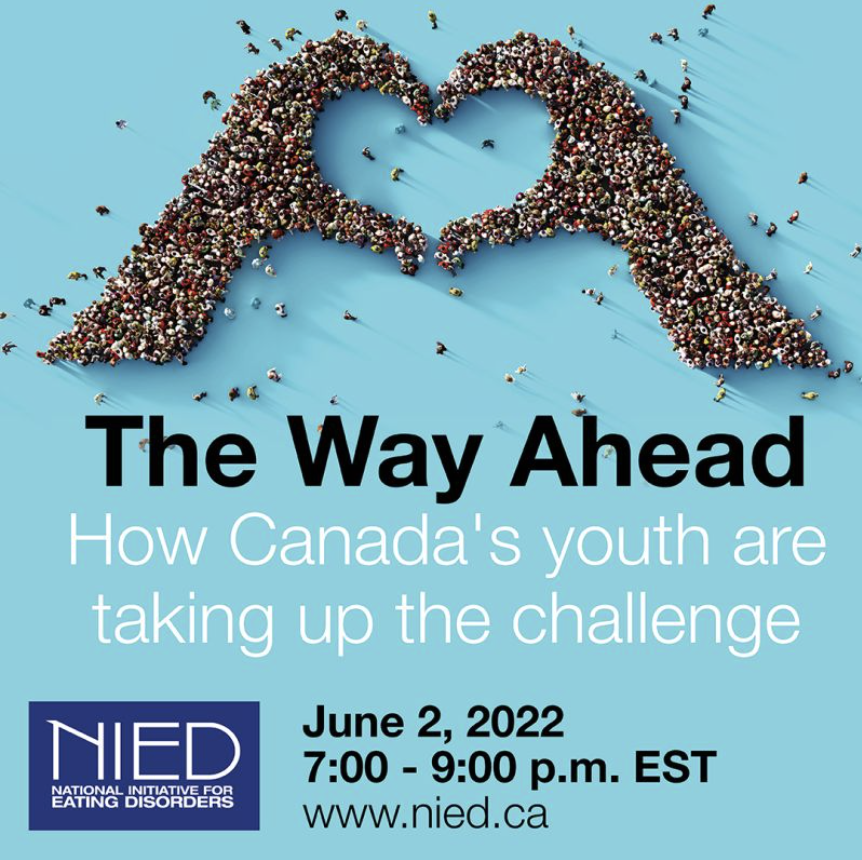 SAVE THE DATE💡On June 2nd we're hosting its annual event, this year titled The Way Ahead in honour of #WorldEatingDisordersActionDay, spotlighting how Canada's youth are lighting the way ahead in raising awareness about #EatingDisorders &amp; #MentalHealth!
Stay tuned for more info!